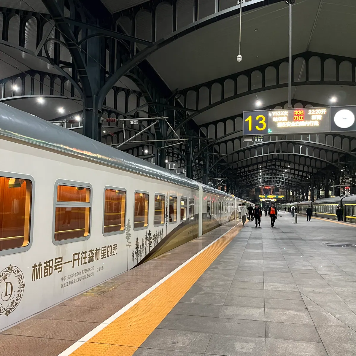 Lindu Express at the platform